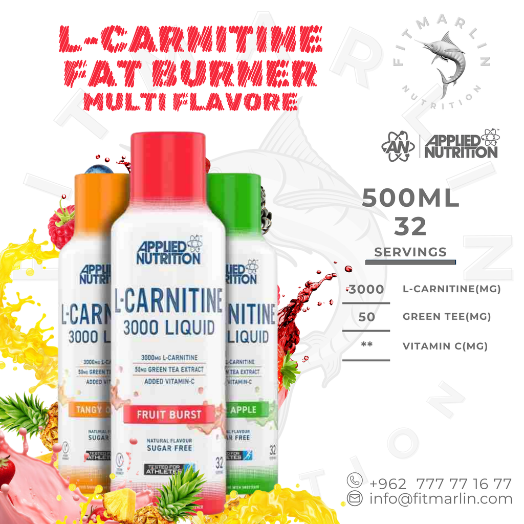 Applied Nutrition L-Carnitine 3000 Liquid with Green Tea 500ml
