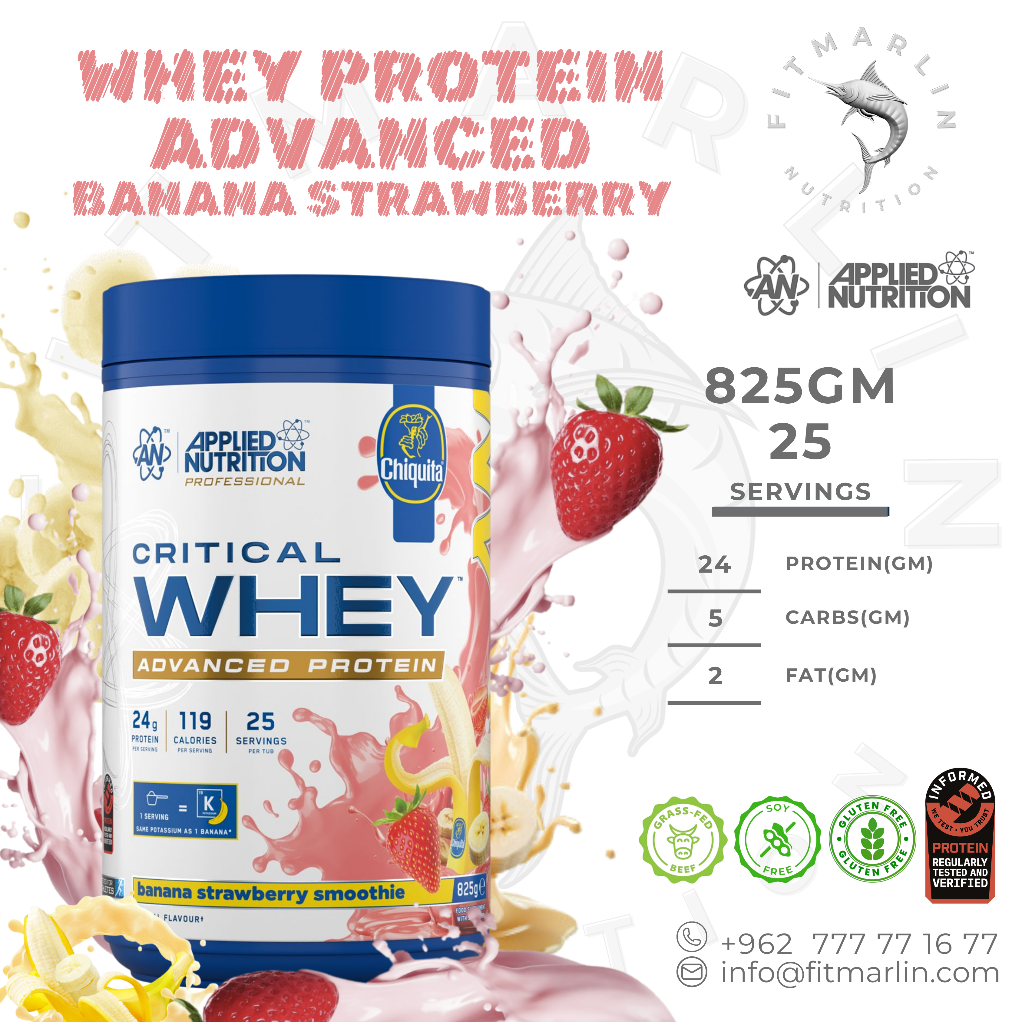 Applied Critical Whey (1.8lb,825gm)
