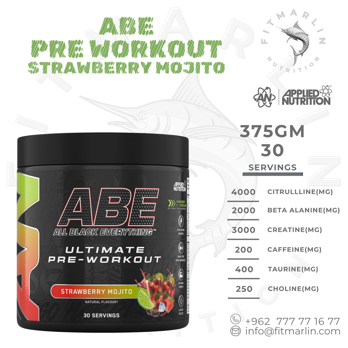 Applied ABE Pre-Workout