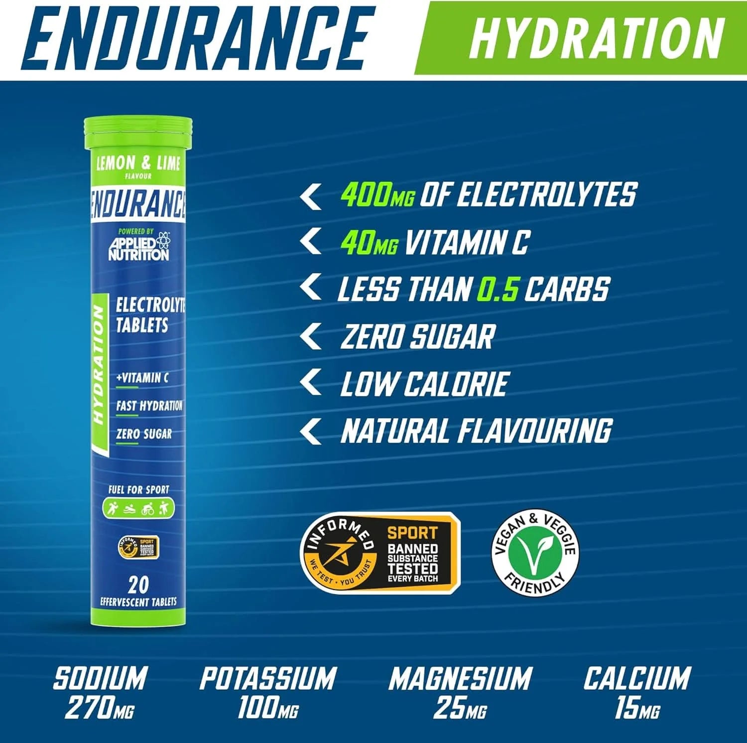 Applied Endurance Hydro Tabs – Electrolyte Tablets