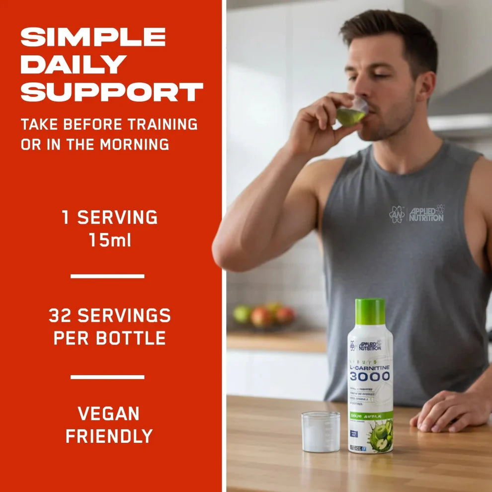 Applied Nutrition L-Carnitine 3000 Liquid with Green Tea 500ml