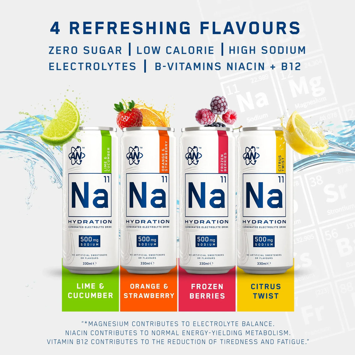 Applied Nutrition Na Hydration Carbonated Electrolyte Drink – 330ml