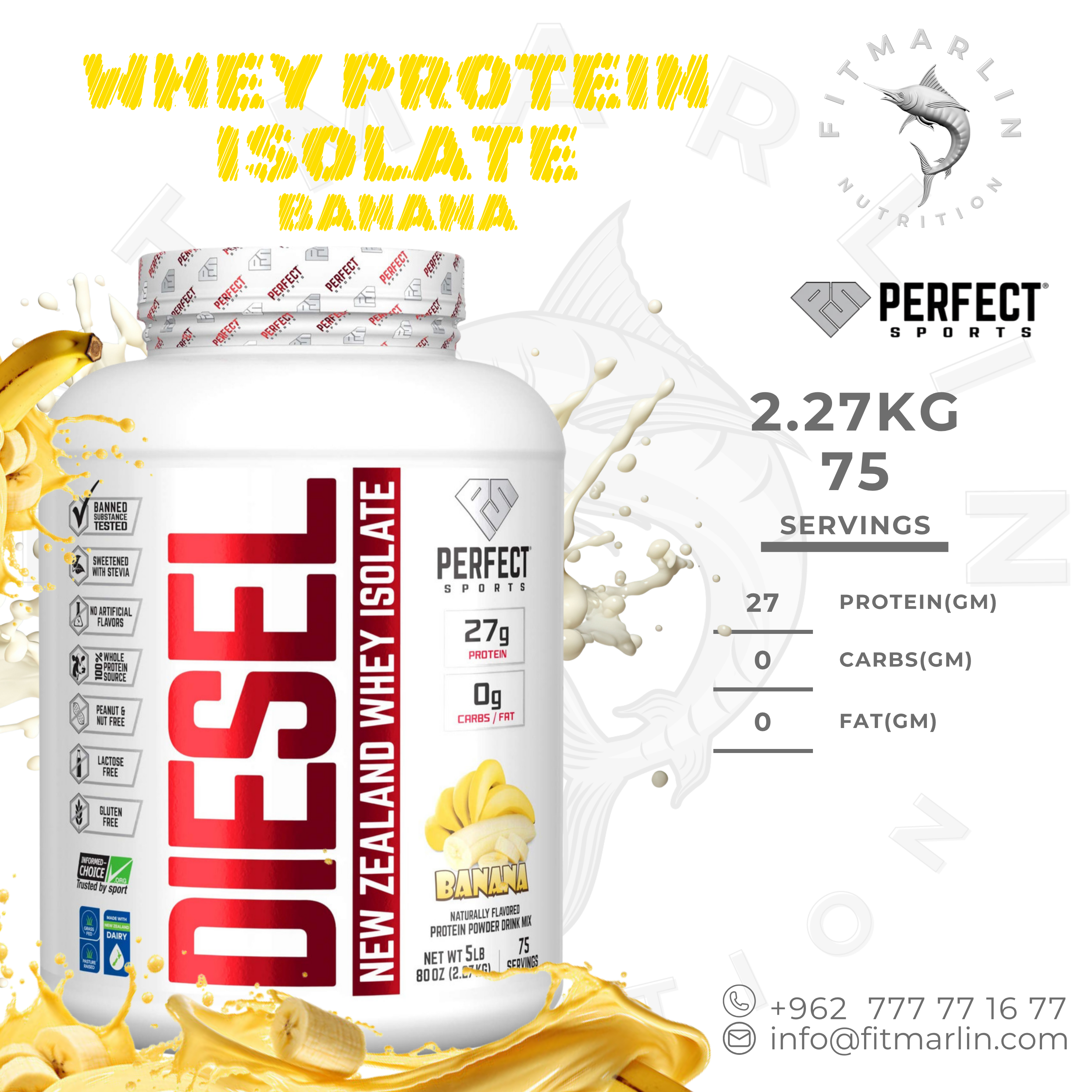 Diesel New Zealand Whey Isolate – 5LB