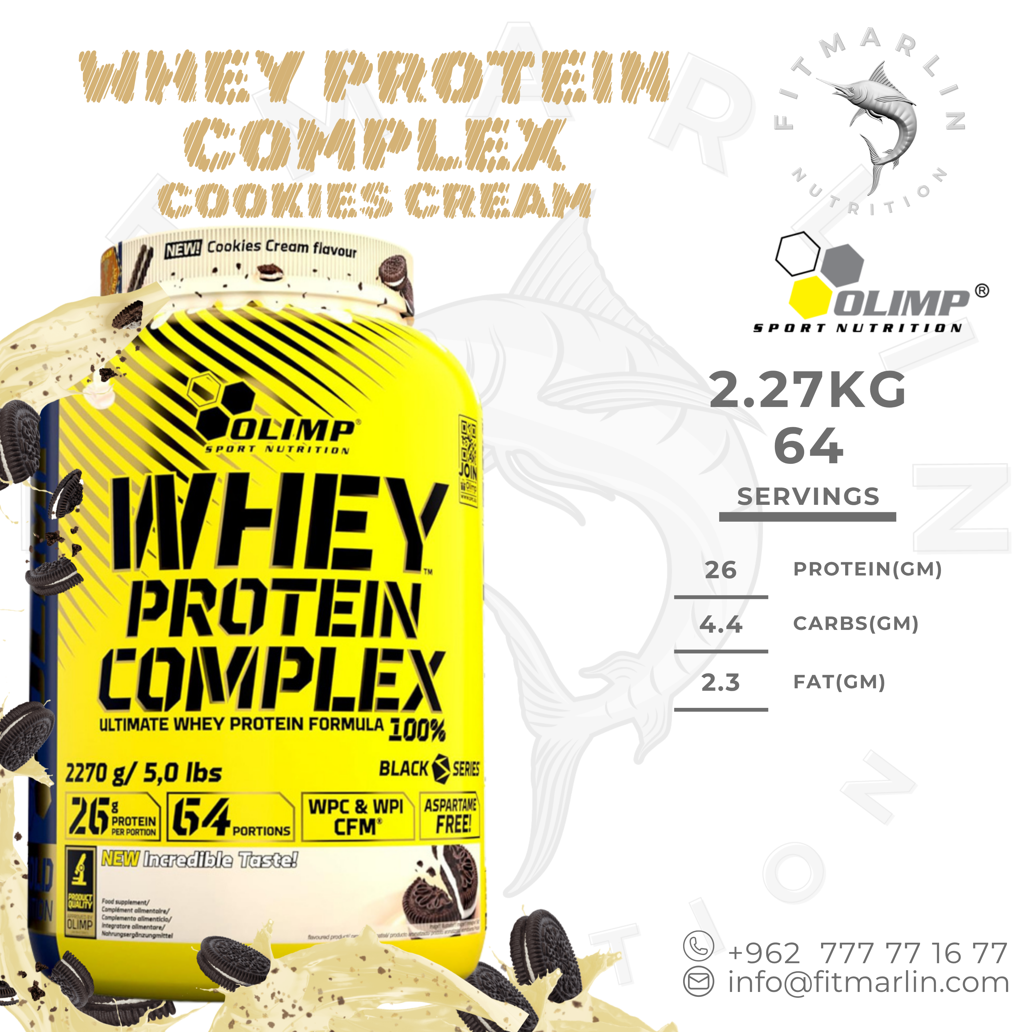 Olimp Whey Protein Complex (1.3lb,700gm)