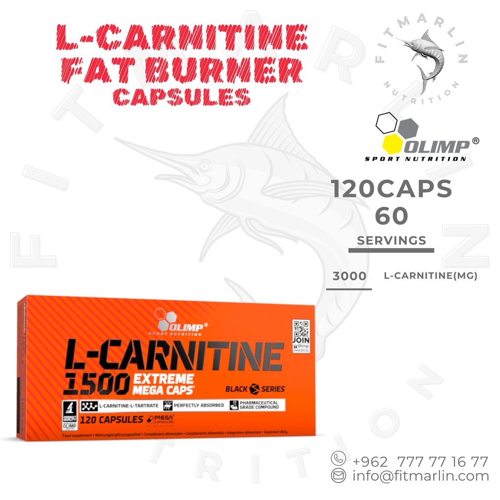 Olimp L-Carnitine 1500 Extreme Mega Caps – 120 Capsules
