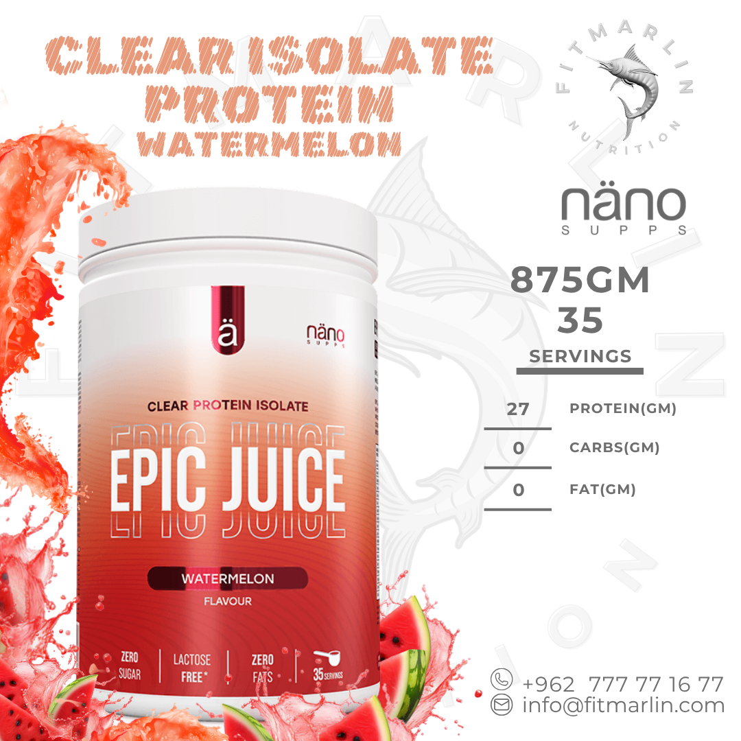 Nano Supps Epic Juice Clear Whey Protein Isolate – 875g