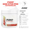 RAW Nutrition Pump Non-Stim Pre-Workout