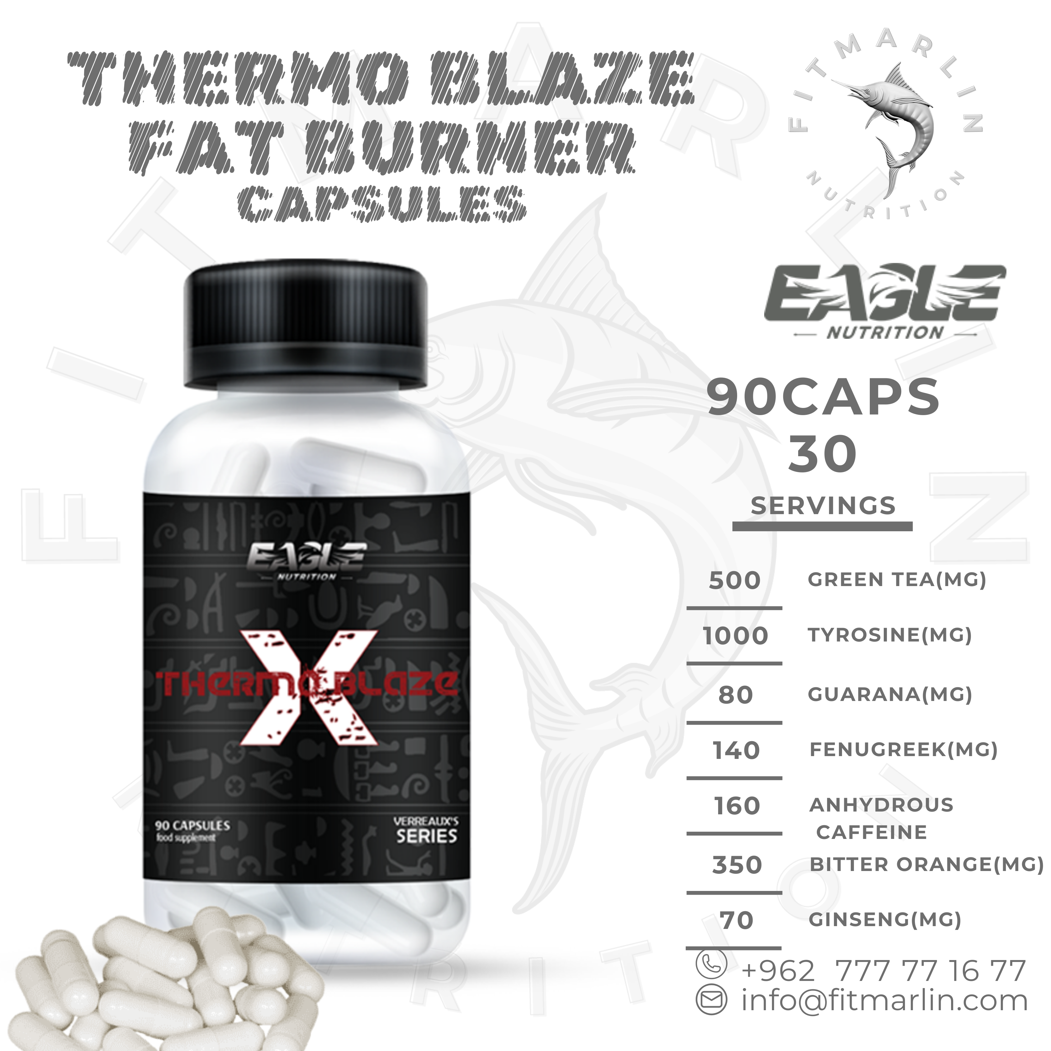 Eagle Nutrition Thermoblaze X Fat Burner 90 Capsules