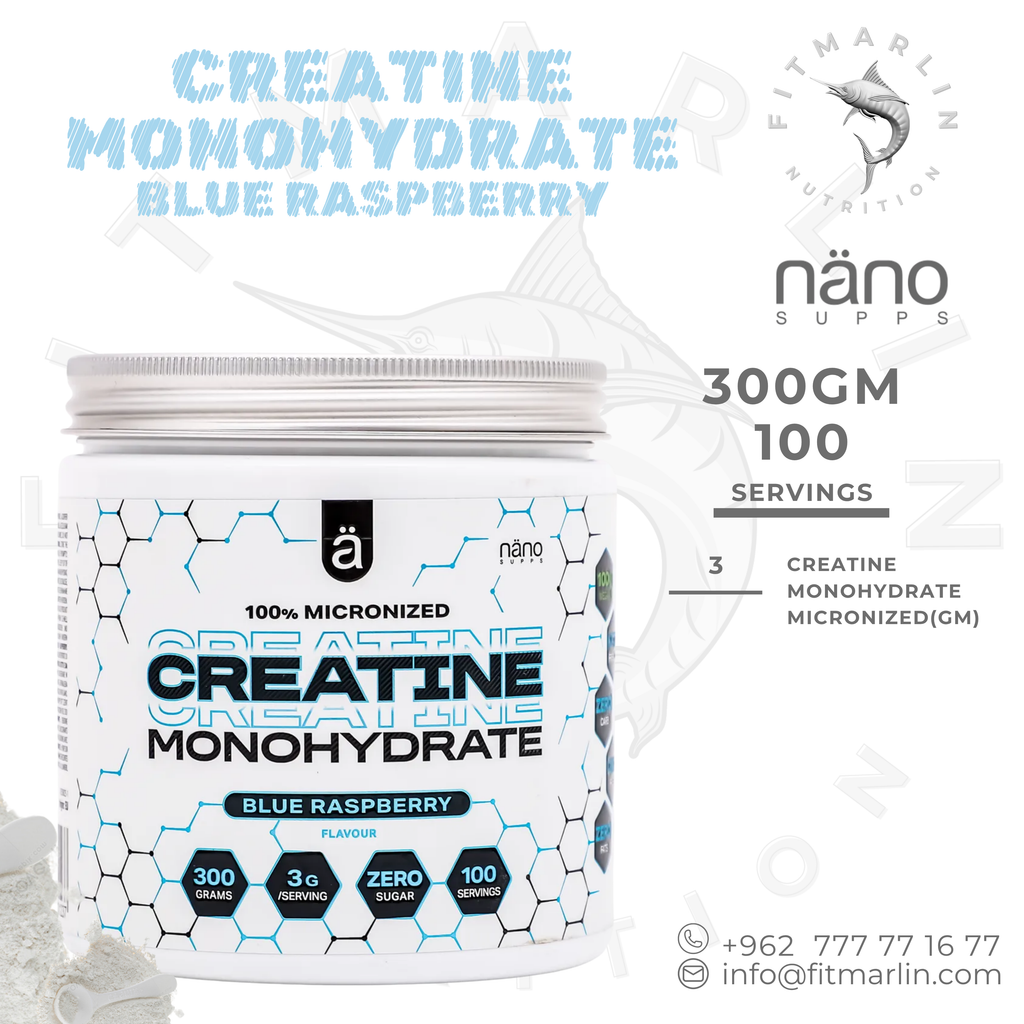 Nano Supps 100% Micronized Creatine Monohydrate – 300g