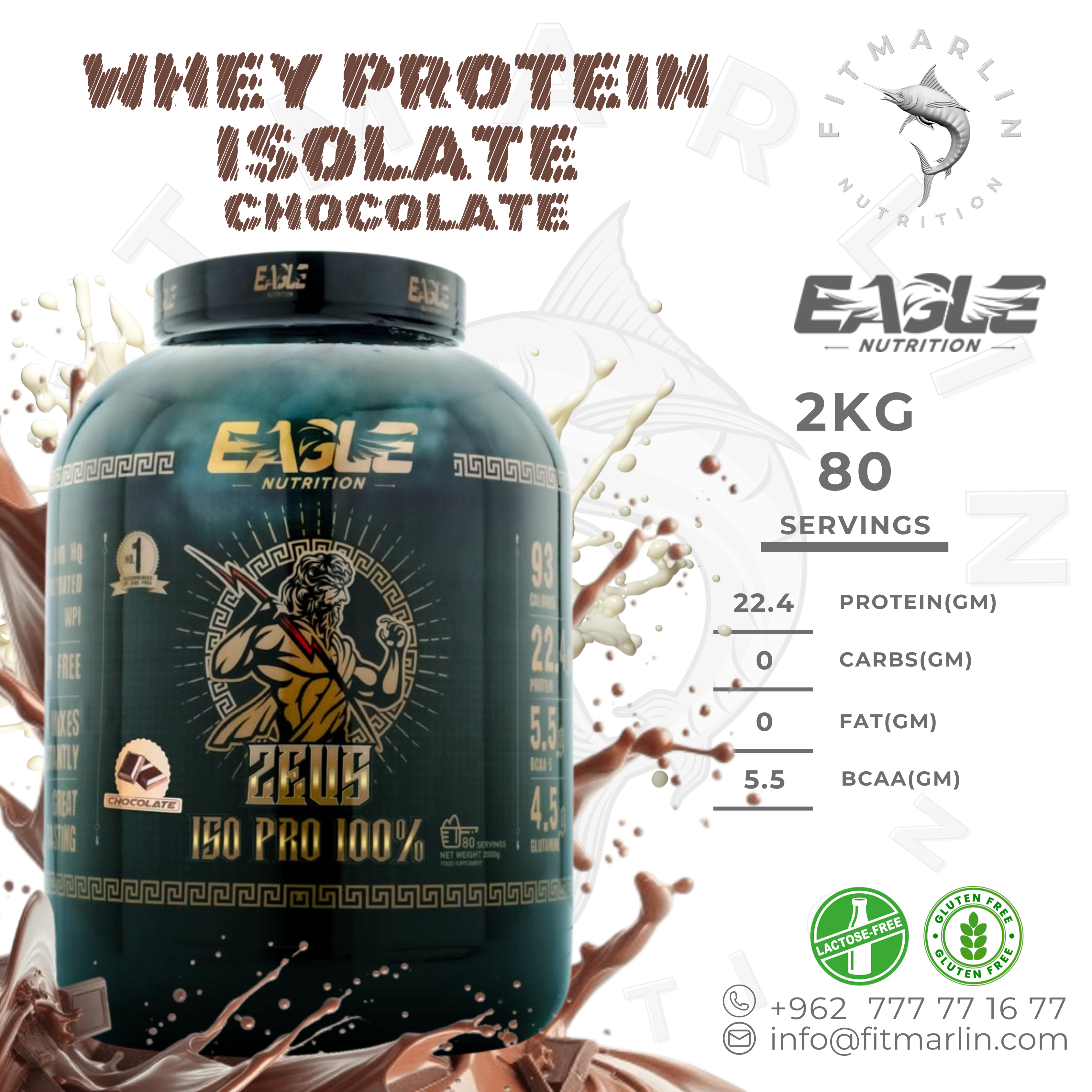 Eagle Zeus ISO Pro 100% Whey Isolate