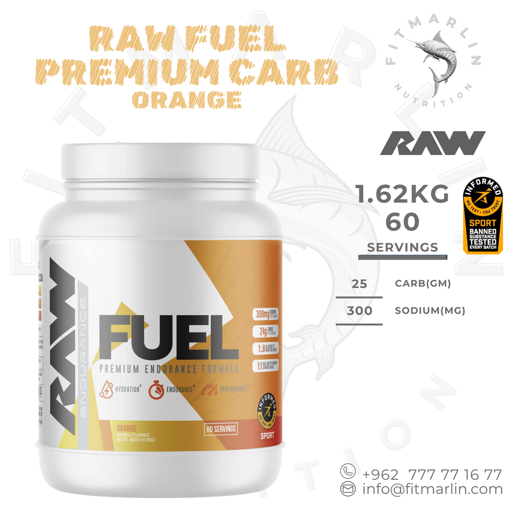 RAW Fuel Premium Carb 1.62kg – Orange
