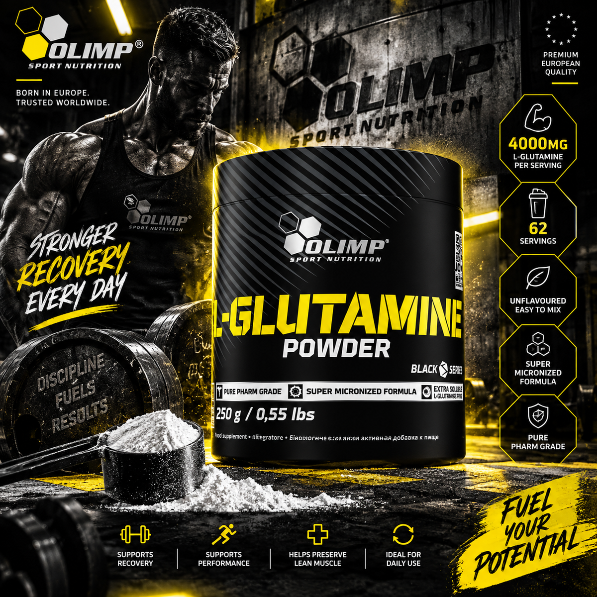 Olimp L-Glutamine Powder 250g