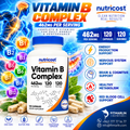 Nutricost Vitamin B Complex 462mg – 120 Capsules