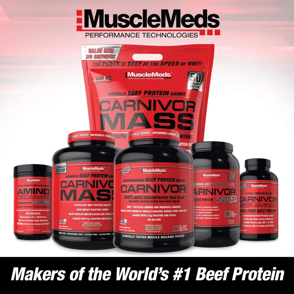 MuscleMeds Carnivor Mass Anabolic Beef Protein Gainer (5.8lb,2.6gm)