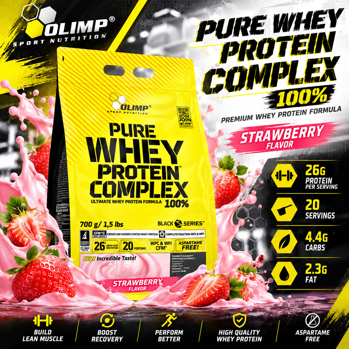 Olimp Whey Protein Complex (1.3lb,700gm)