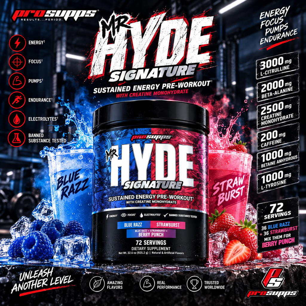 ProSupps Mr. Hyde Signature Dual Tub Pre-Workout – 72 Servings